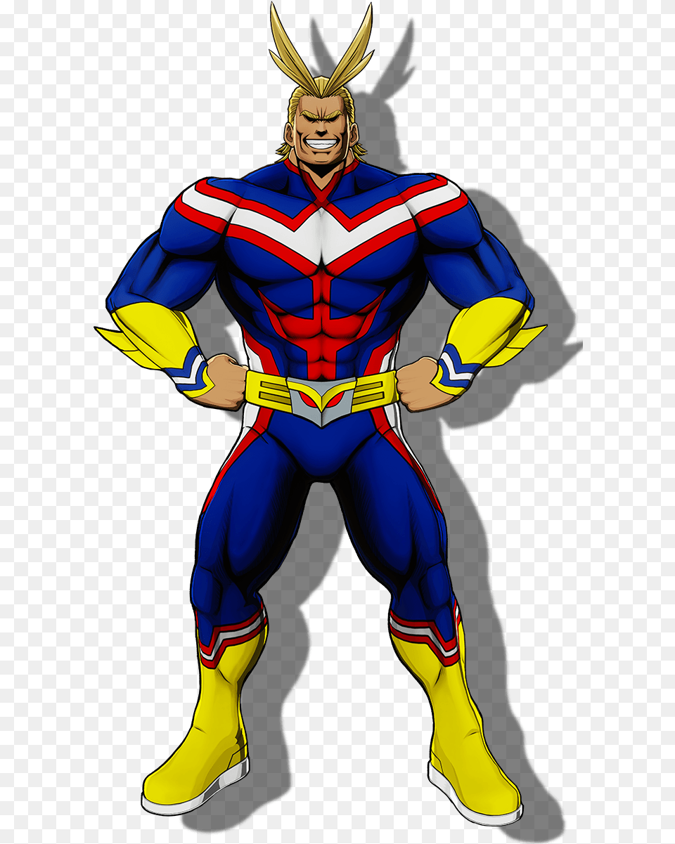 True Form All Might Action Figure, Adult, Publication, Person, Female Free Png Download
