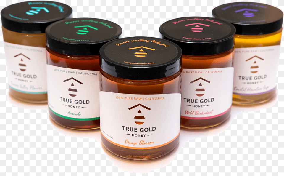 True Gold Honey Product Collage Honey Give Away, Jar, Can, Tin, Bottle Png