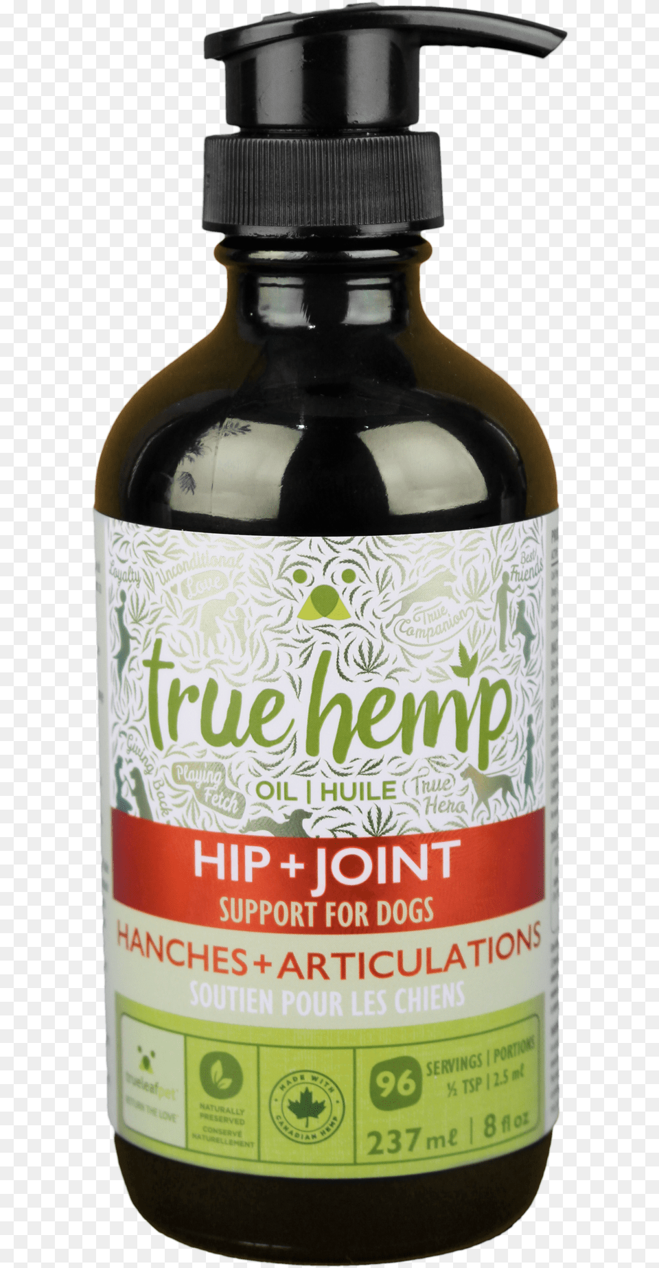 True Hemp Hip Joint Oil True Hemp Hip Amp Joint Support Oil, Bottle, Food, Seasoning, Syrup Free Png Download