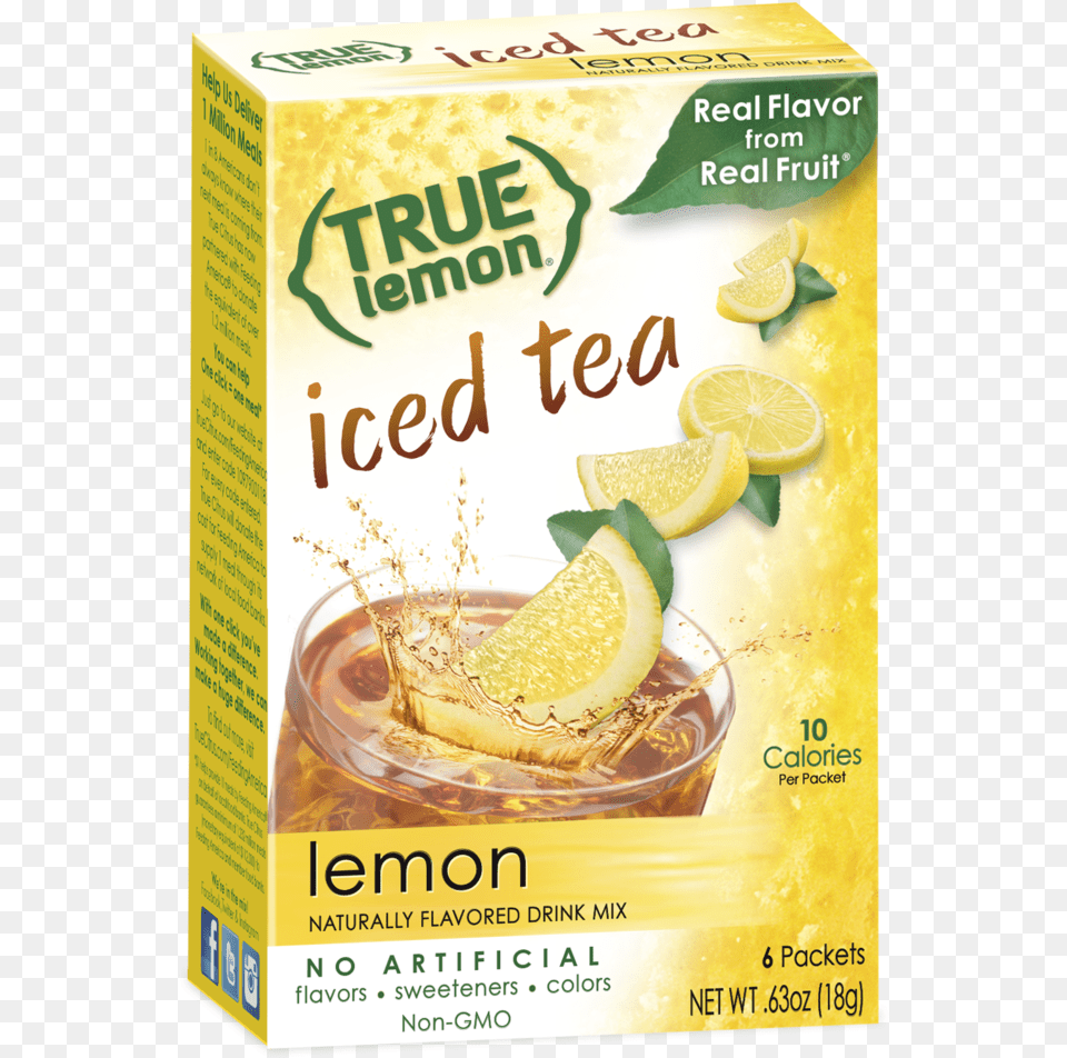 True Lemon Peach Lemonade, Advertisement, Citrus Fruit, Food, Fruit Free Png