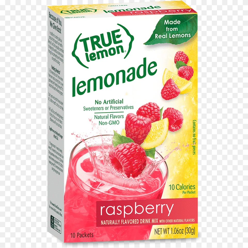 True Lemon Raspberry Lemonade, Berry, Food, Fruit, Plant Png
