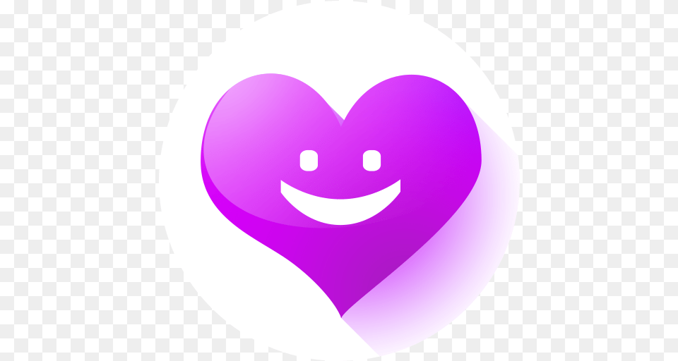 True Love Dating Chat Flirt And Meeting True Love App, Purple, Heart, Disk Free Transparent Png