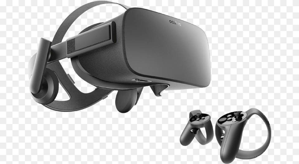 Truescale Is Now Available Also On Oculus Rift With Oculus Rift Headset And Controllers, Electronics, Vr Headset Png