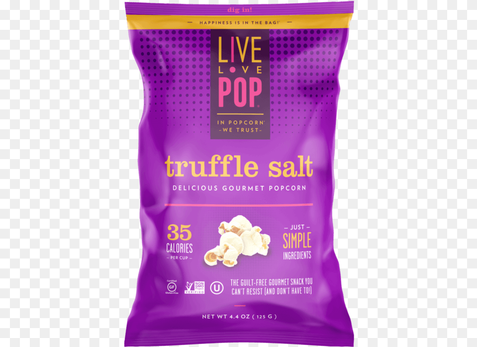 Trufflesalt Live Love Pop Truffle Salt Popcorn, Advertisement, Food, Adult, Bride Free Png Download