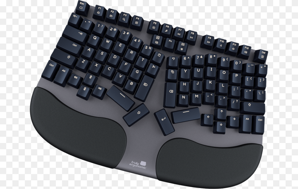 Truly Ergonomic Cleave Keyboard Ergonomic It Equipment, Computer, Computer Hardware, Computer Keyboard, Electronics Png