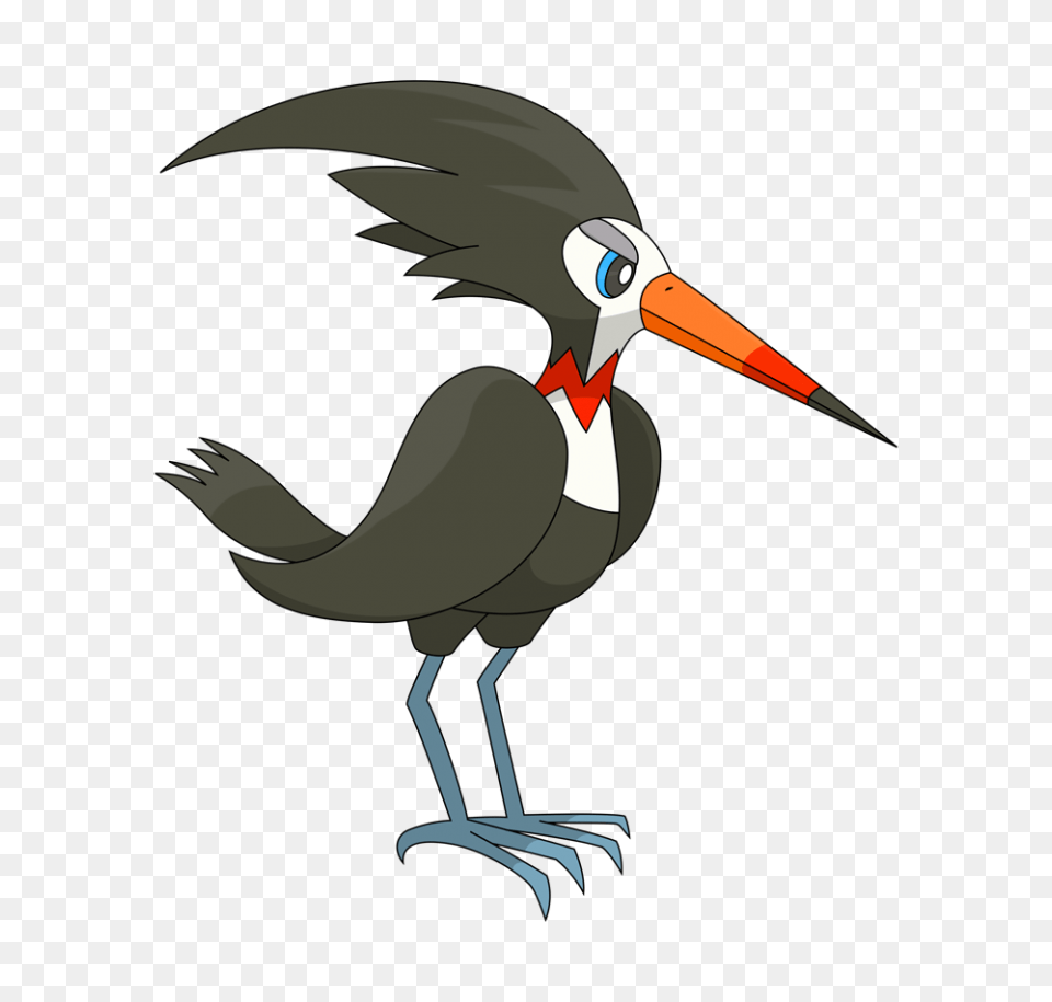 Trumbeak Pokemon Cartoon Transparent Background, Animal, Beak, Bird, Stork Png