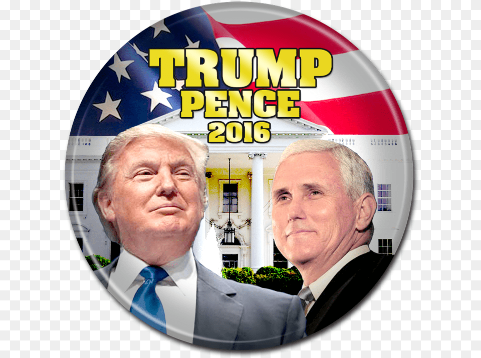 Trump 2016 Button, Photography, Adult, Person, Man Free Png Download
