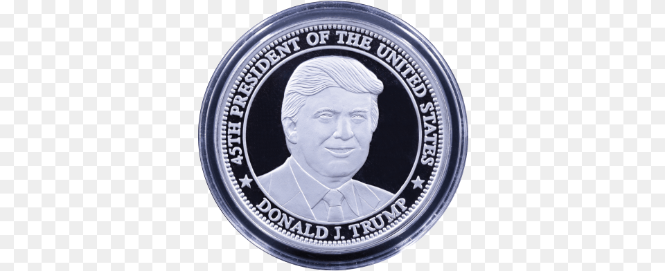 Trump 2020 Coin Review Gold U0026 Silver Read Before Buying Roble De Raz A La Mesa, Adult, Male, Man, Person Png Image