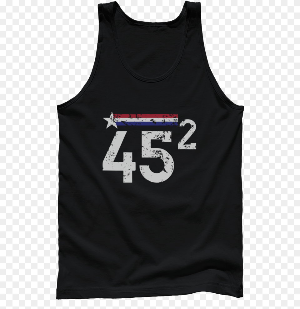 Trump 45 Squared Apparel Active Tank, Clothing, Tank Top, Shirt Free Transparent Png