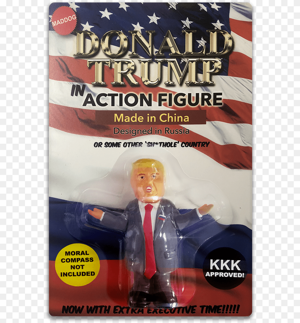 Trump Action Figure Gentleman, Advertisement, Poster, Person, Figurine Free Png Download