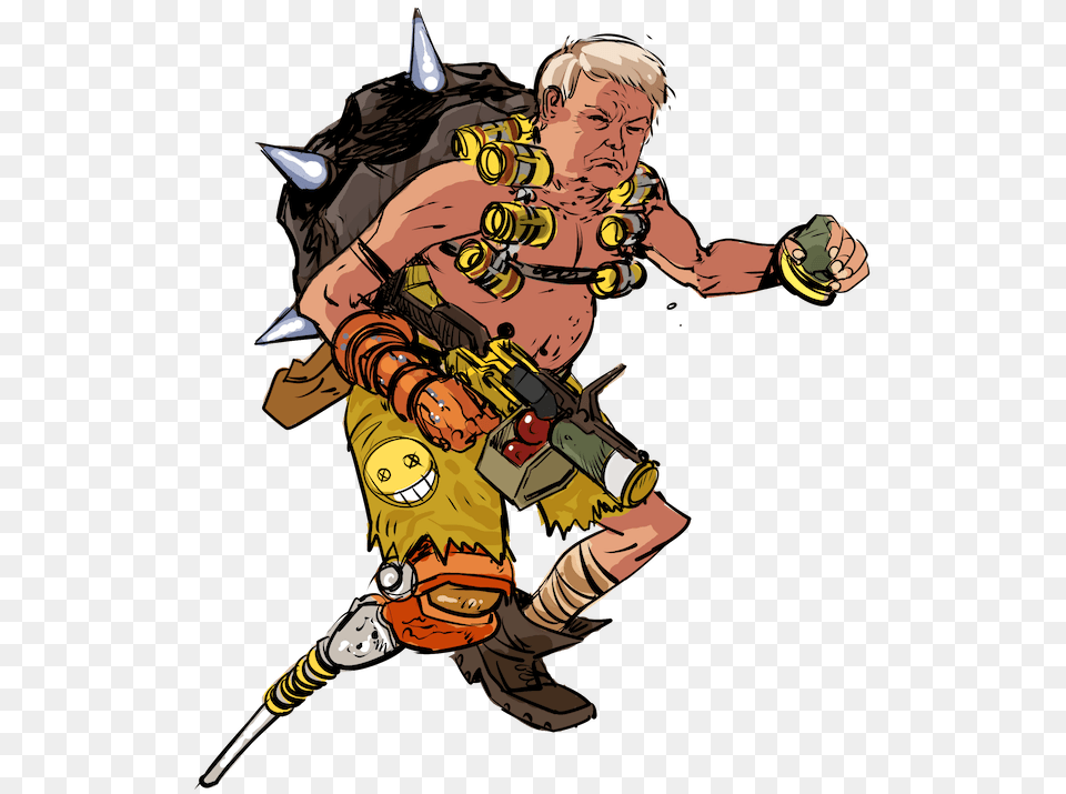 Trump As Overwatch Characters, Book, Comics, Publication, Adult Free Png