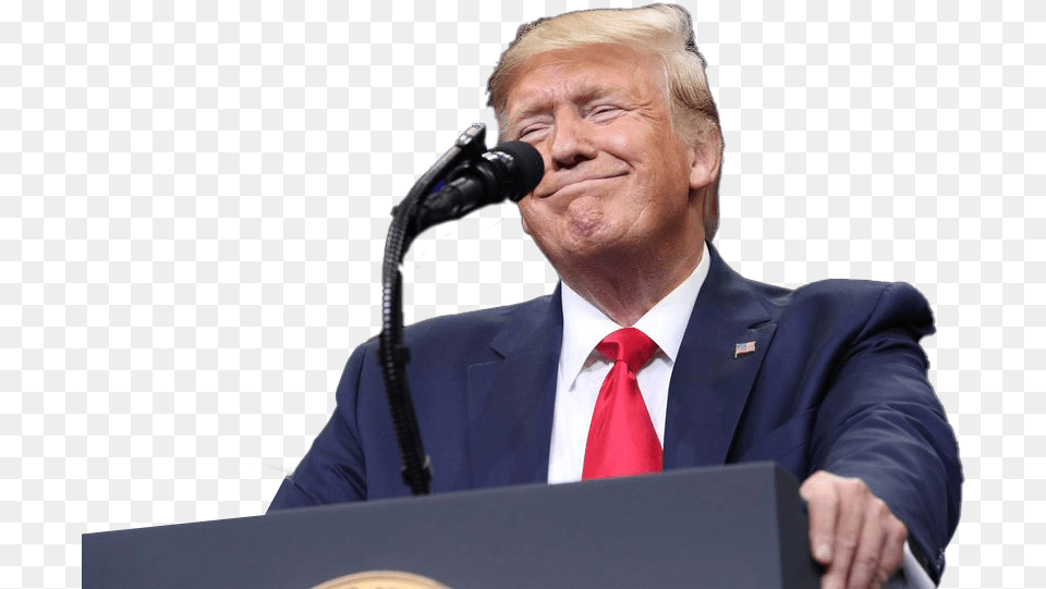 Trump At Dallas Rally, Accessories, Person, People, Microphone Free Png Download