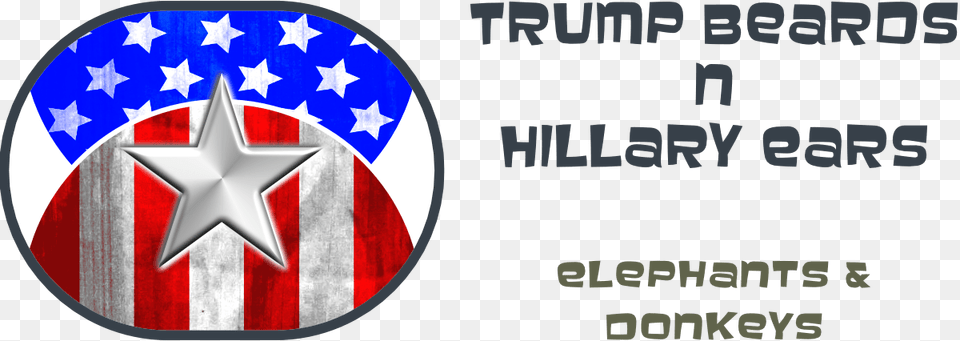 Trump Beards N Hillary Ears Imessage Digital Stickers, Symbol Free Transparent Png