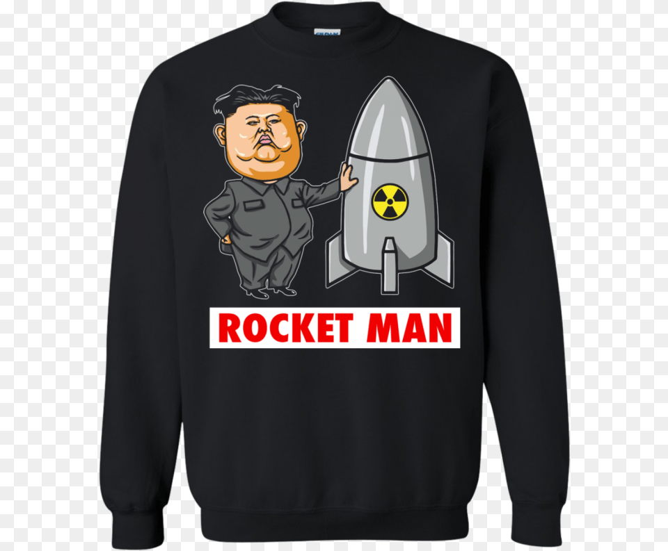 Trump Called Kim Jong Un Rocketman Sweatshirt Snake Pattern Christmas Sweater, Clothing, Sleeve, Knitwear, Long Sleeve Free Transparent Png