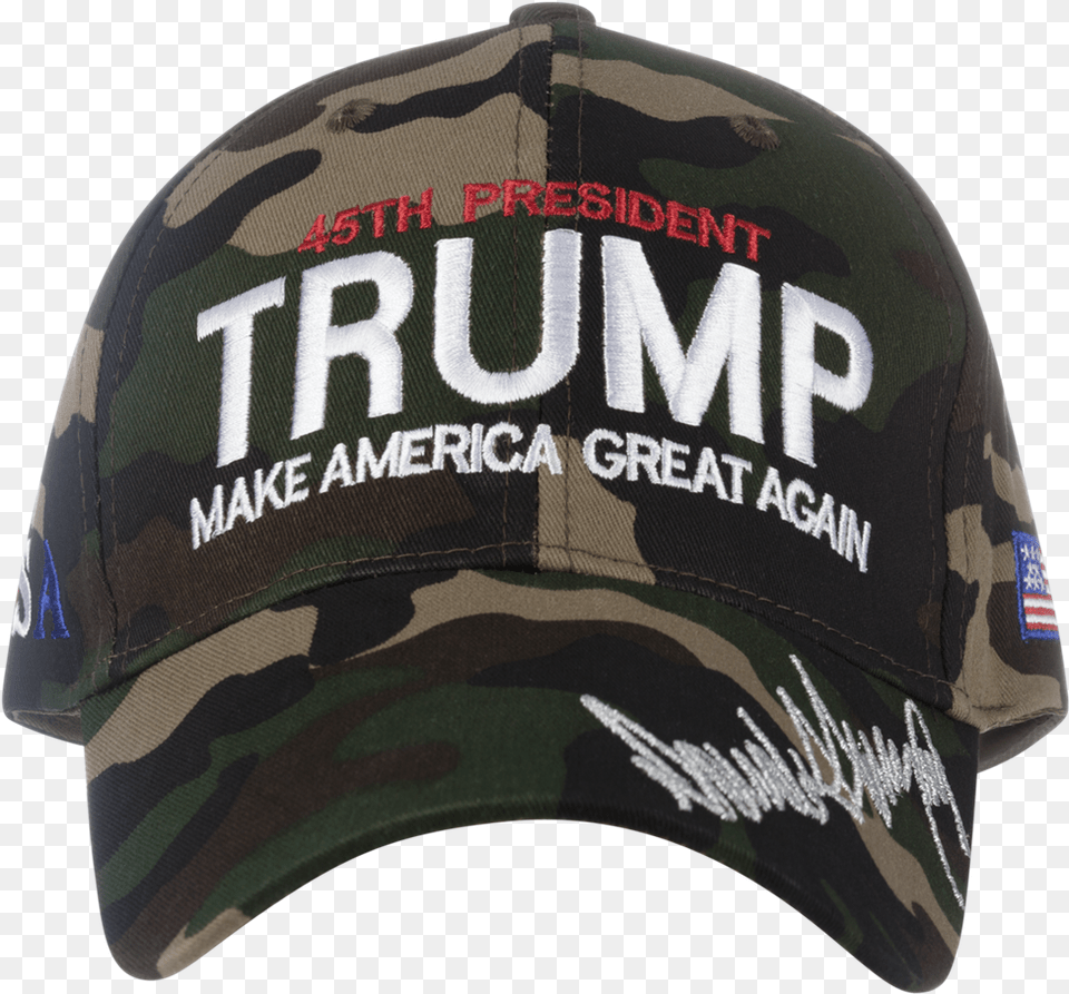 Trump Camo Hat Camouflage Hats Make America Great Baseball Cap, Baseball Cap, Clothing, Helmet Png Image