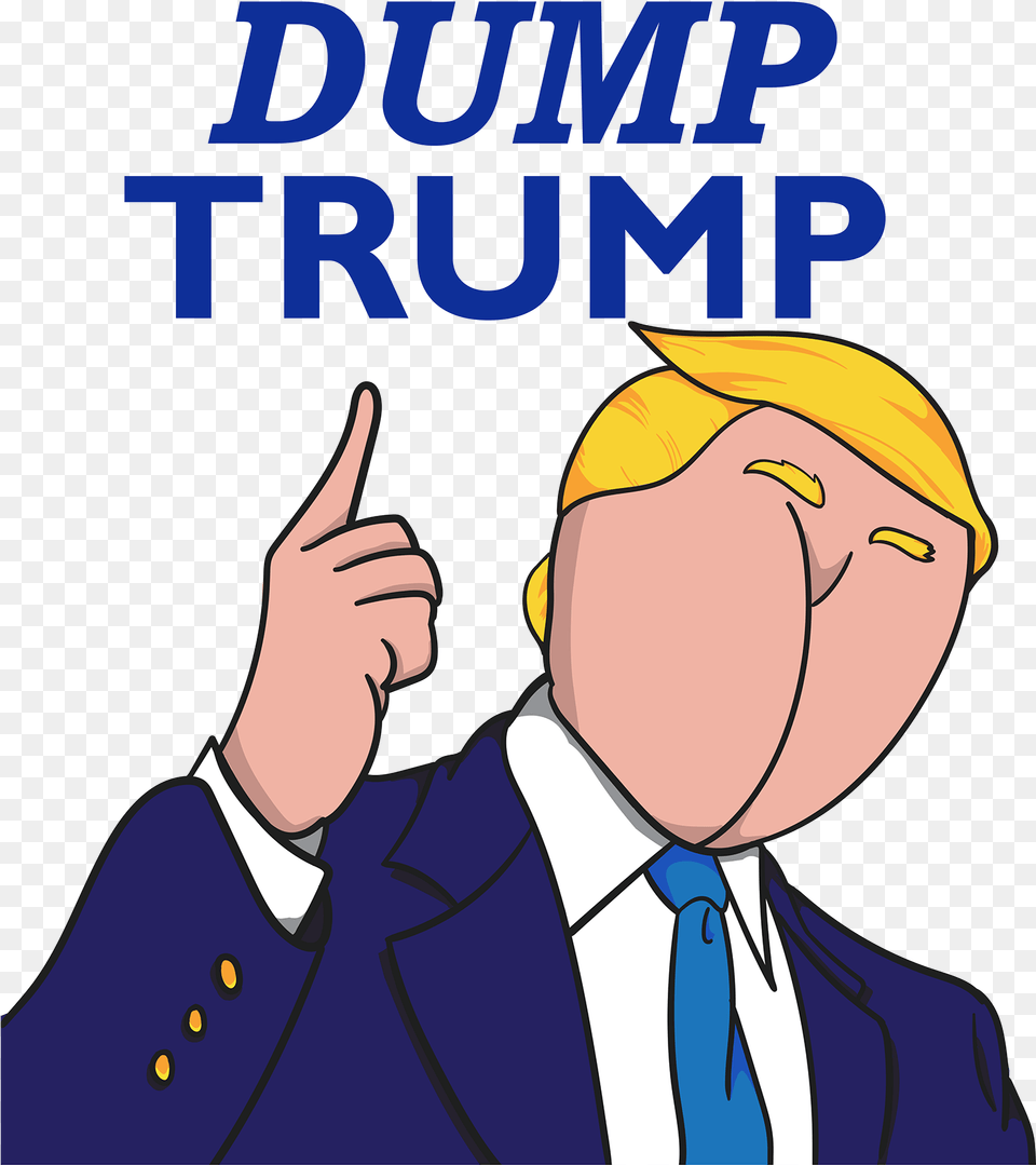 Trump Cartoon, Body Part, Person, Hand, Finger Free Png