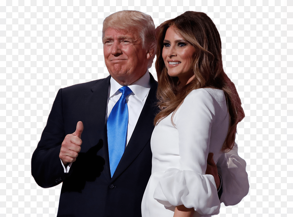 Trump Faces Funny Donald Trump Wife, Accessories, Tie, Person, Hand Png Image