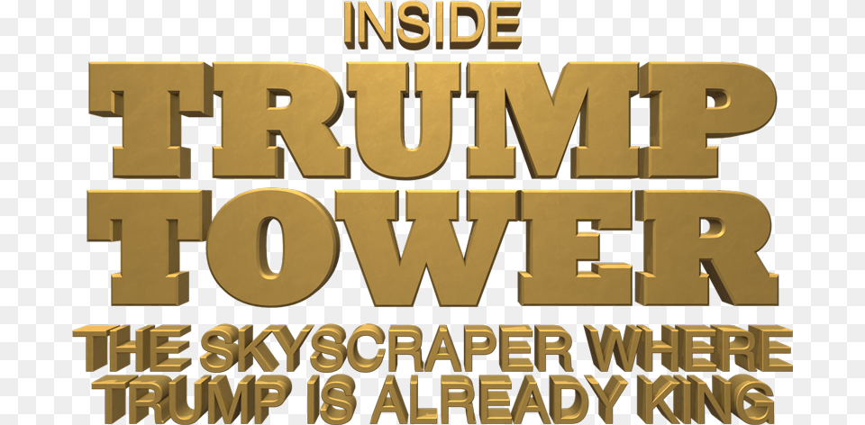 Trump Gold Logo, Text, Scoreboard Free Transparent Png