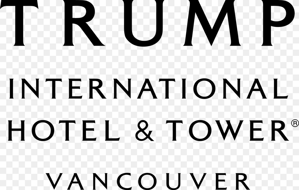 Trump International Hotel And Tower Vancouver Trump Hotel Vancouver, Text, Alphabet Png Image