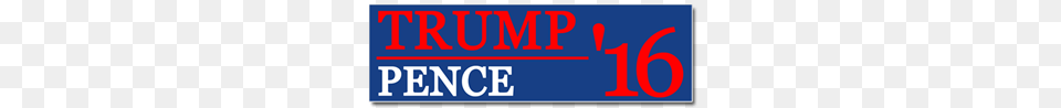 Trump Pence 2016 Car Magnet 10 X Gen Con, License Plate, Transportation, Vehicle, Text Free Png