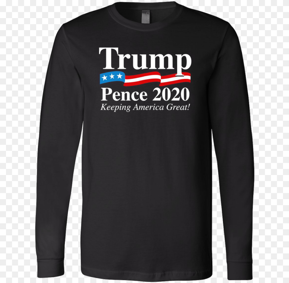 Trump Pence 2020 Long Sleeve Shirt Custom Photo Floating Locket Donald Trump President, Clothing, Long Sleeve, T-shirt Free Transparent Png