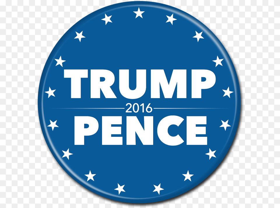 Trump Pence Button, Badge, Logo, Symbol Free Png Download