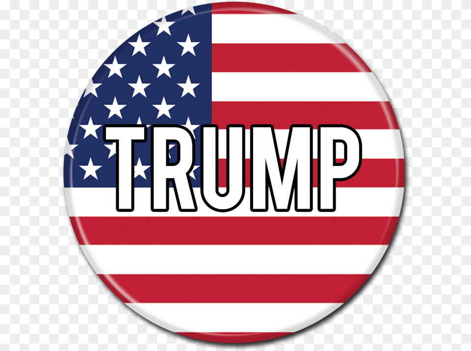Trump Pin, American Flag, Badge, Flag, Logo Png