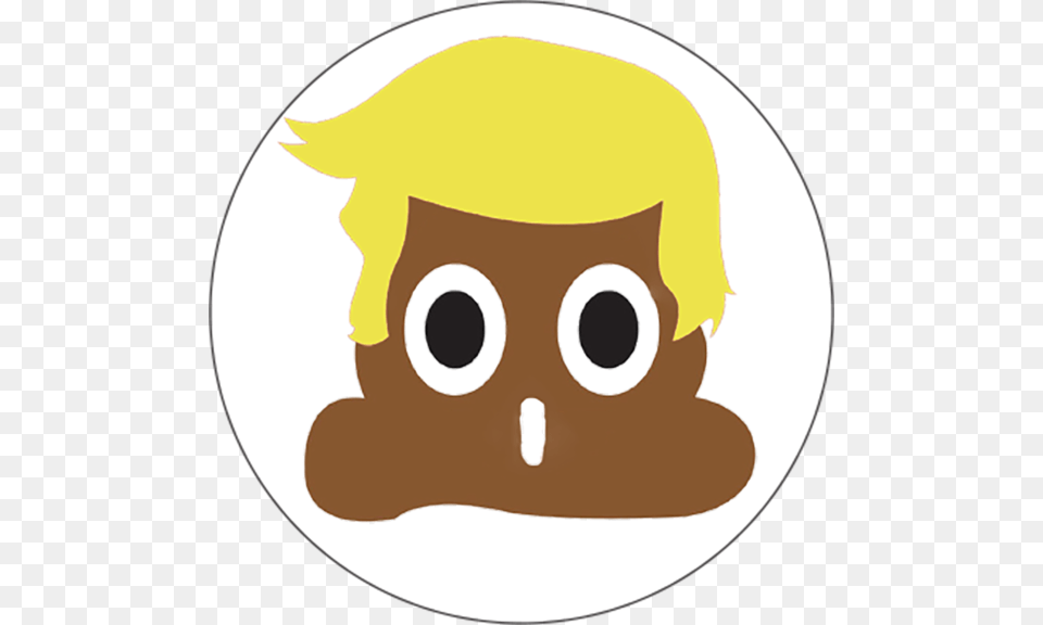 Trump Poop Emoji Button Poop Emoji, Food, Sweets, Plush, Toy Free Png Download