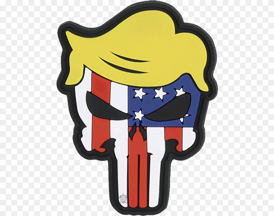 Trump Punisher Morale Patch Png Image