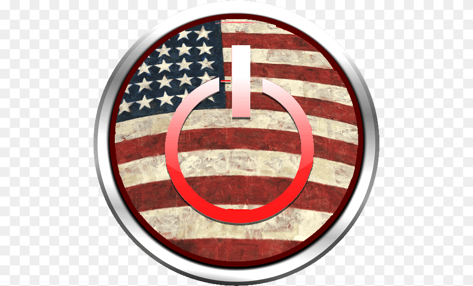 Trump S Shutdown Circle, American Flag, Flag, Road Sign, Sign Free Png Download