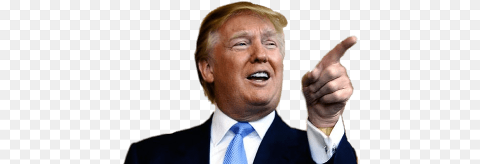 Trump Showing Something Donald Trump, Head, Person, Body Part, Face Free Png Download