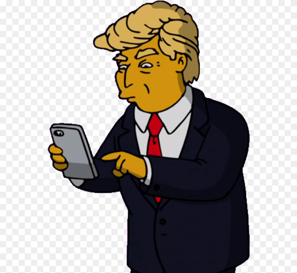 Trump Simpsons, Adult, Person, Man, Male Png