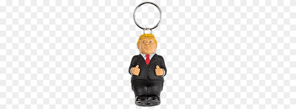 Trump Squeeze Keyring, Figurine, Clothing, Coat Png