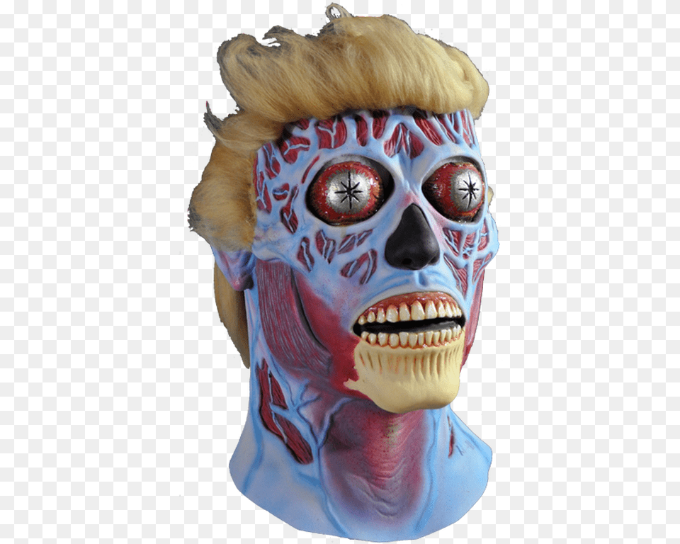 Trump They Live Mask, Adult, Female, Person, Woman Png