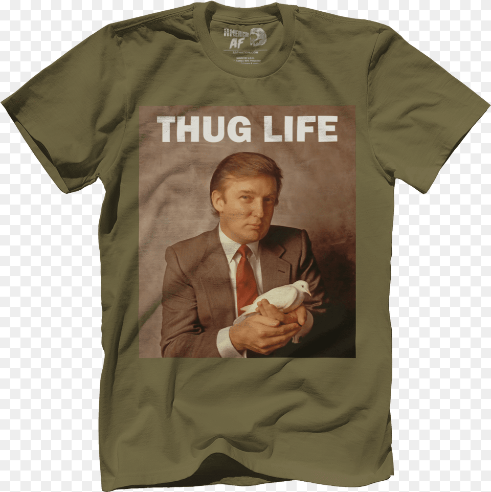 Trump Thug Life Shirt, Clothing, T-shirt, Adult, Male Png