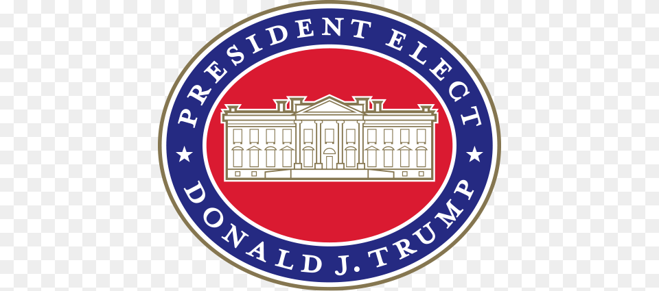 Trump Transition Logo, Badge, Symbol, Emblem, Disk Png Image