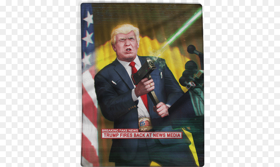 Trump Vs Fake News V2 Donald Trump, Male, Adult, Person, Man Free Transparent Png