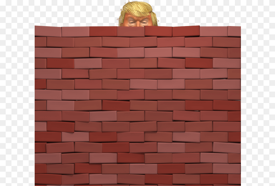 Trump Wall Trump Wall, Architecture, Brick, Building, Face Free Transparent Png