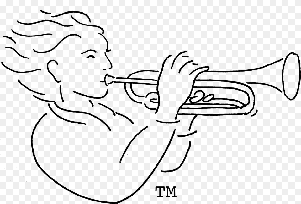 Trumpet, Brass Section, Horn, Musical Instrument, Blackboard Png