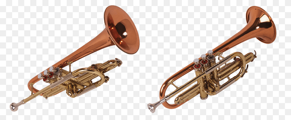 Trumpet Brass Section, Horn, Musical Instrument, Flugelhorn Png Image