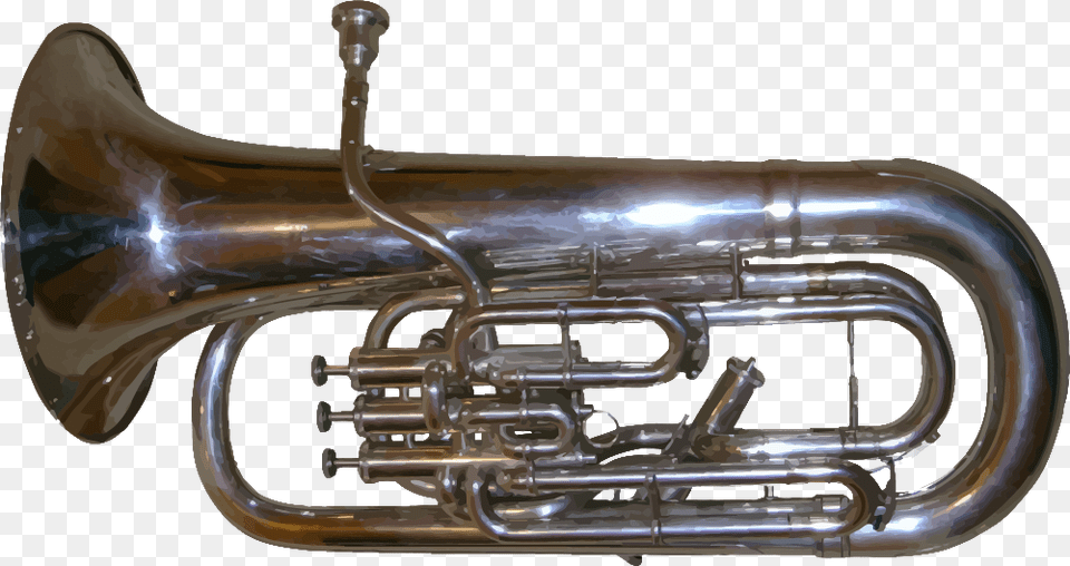 Trumpet Clip Art Euphonium, Brass Section, Horn, Musical Instrument, Tuba Png Image