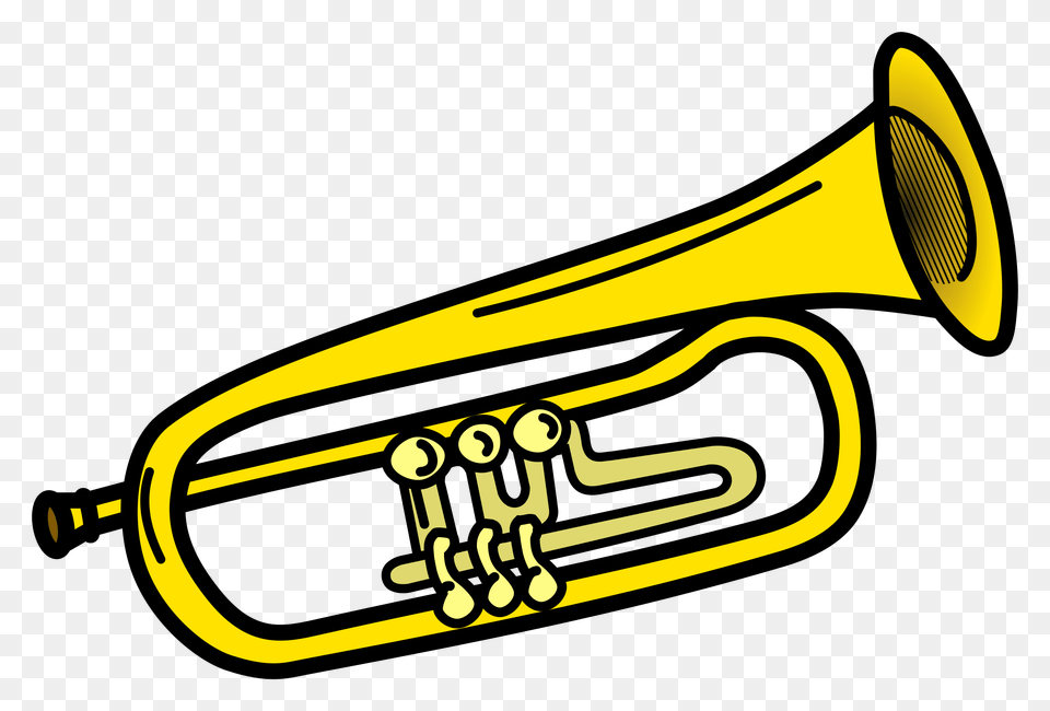 Trumpet Clipart, Brass Section, Flugelhorn, Musical Instrument, Horn Png