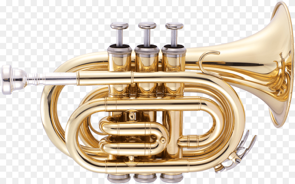 Trumpet Clipart Pocket Trumpet, Brass Section, Flugelhorn, Horn, Musical Instrument Png Image