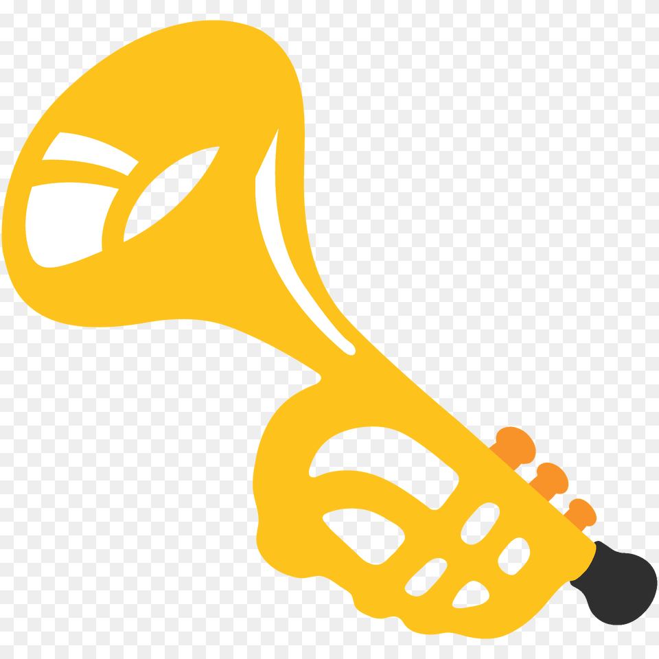 Trumpet Emoji Clipart, Musical Instrument, Brass Section, Horn, Animal Png Image