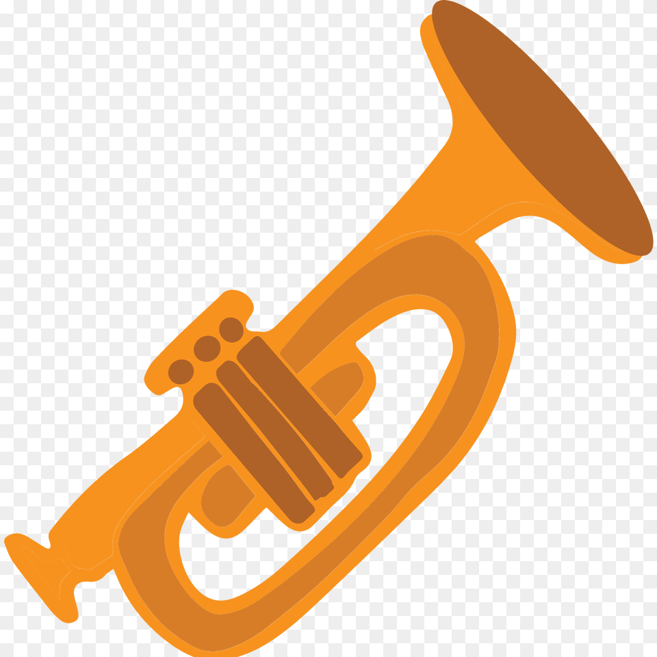 Trumpet Emoji Clipart, Brass Section, Flugelhorn, Musical Instrument, Horn Free Png Download