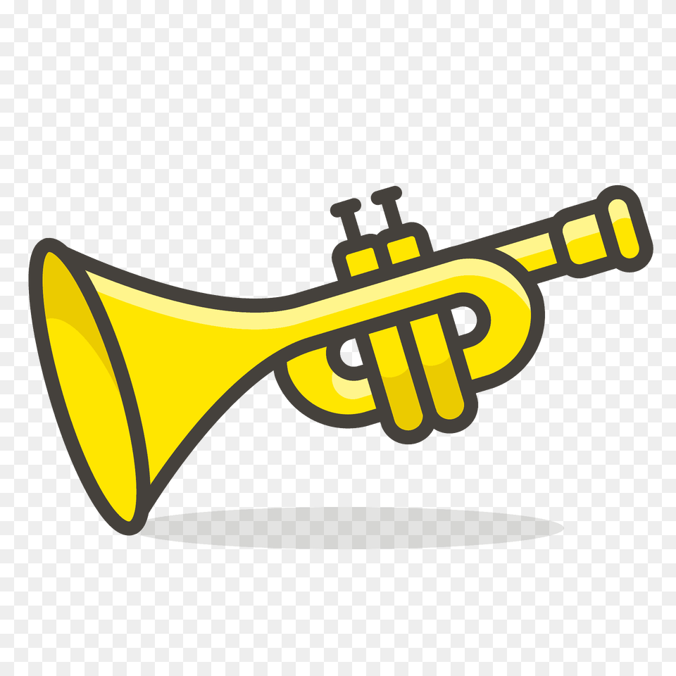 Trumpet Emoji Clipart, Brass Section, Horn, Musical Instrument, Dynamite Png Image