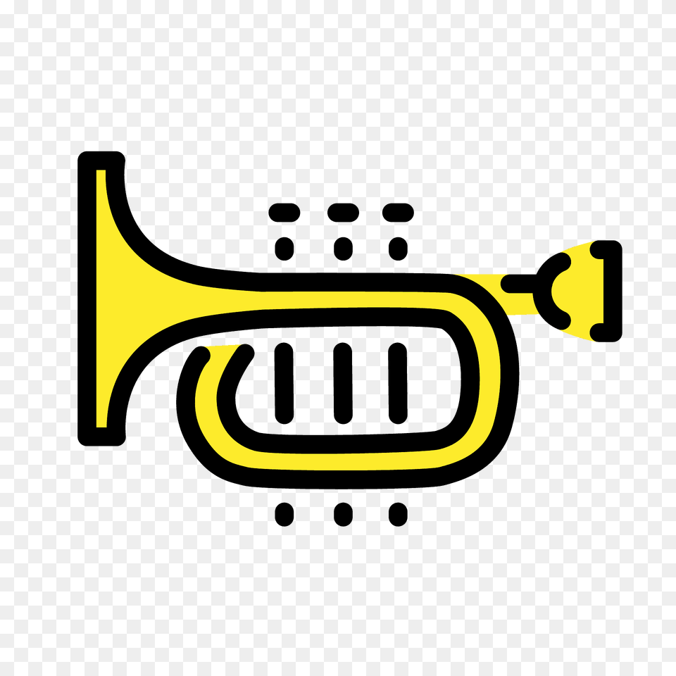 Trumpet Emoji Clipart, Musical Instrument, Brass Section, Horn, Flugelhorn Free Png Download