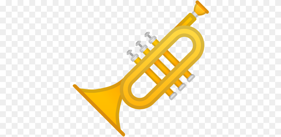 Trumpet Emoji Meaning With Pictures Instrument Emoji, Brass Section, Horn, Musical Instrument, Bulldozer Free Transparent Png