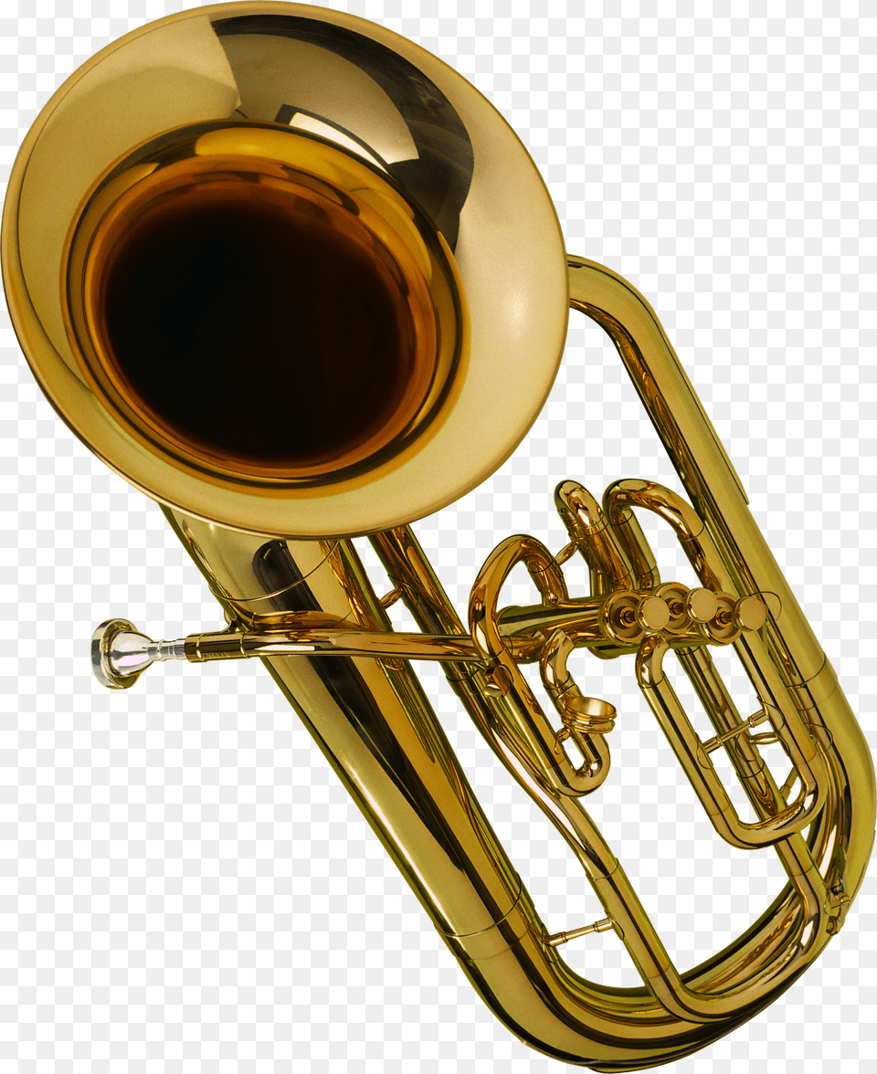 Trumpet Free Download Trombon Instrument Na Chernom Fone, Musical Instrument, Brass Section, Horn, Tuba Png Image