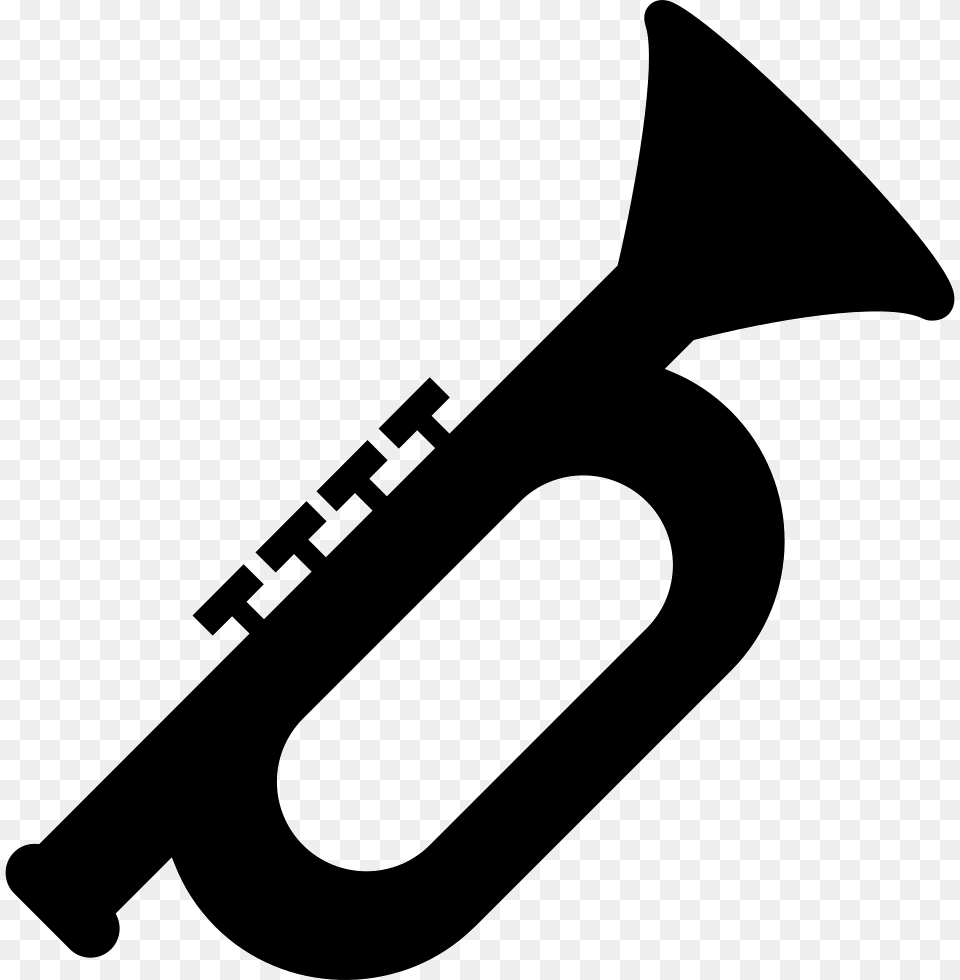 Trumpet Icon, Brass Section, Horn, Musical Instrument, Appliance Png